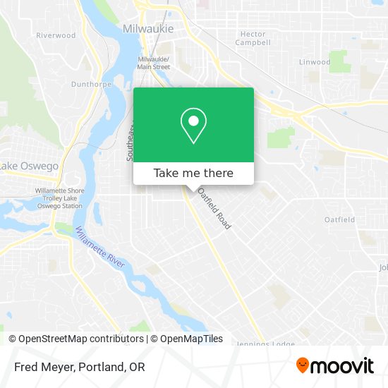 Mapa de Fred Meyer