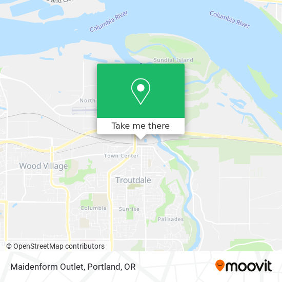 Maidenform Outlet map