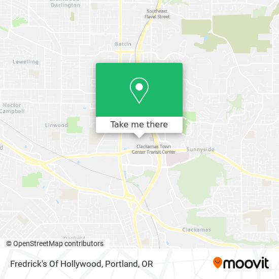 Fredrick's Of Hollywood map