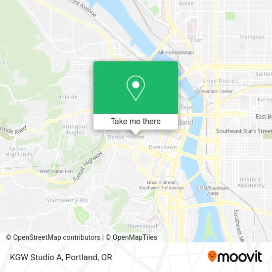 KGW Studio A map