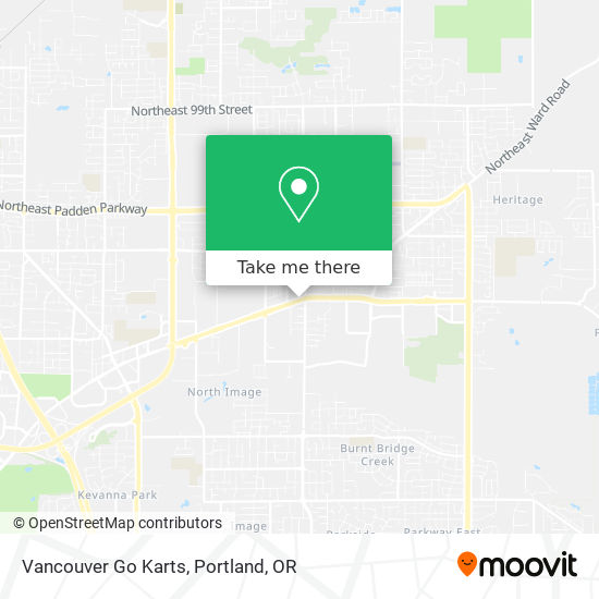 Mapa de Vancouver Go Karts