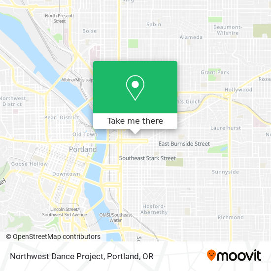 Mapa de Northwest Dance Project