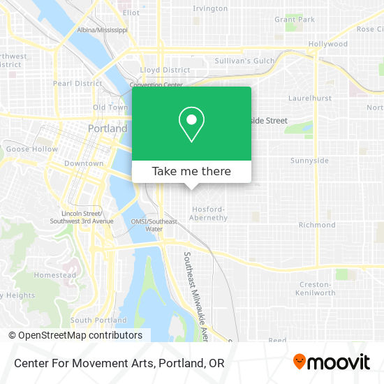 Center For Movement Arts map