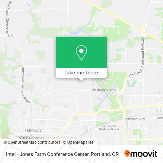 Intel - Jones Farm Conference Center map