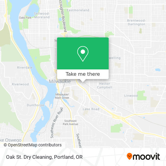 Mapa de Oak St. Dry Cleaning