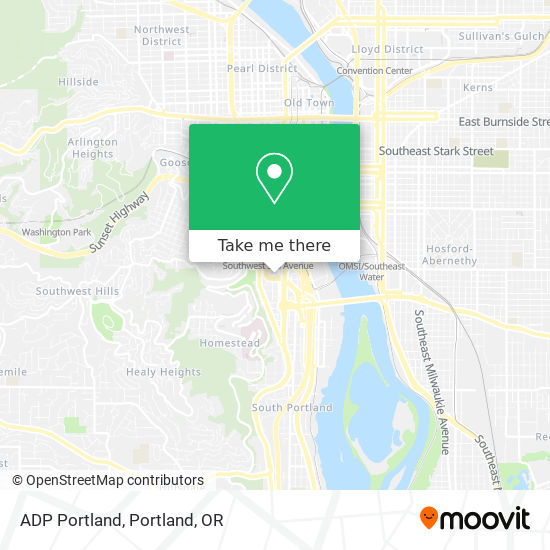 ADP Portland map