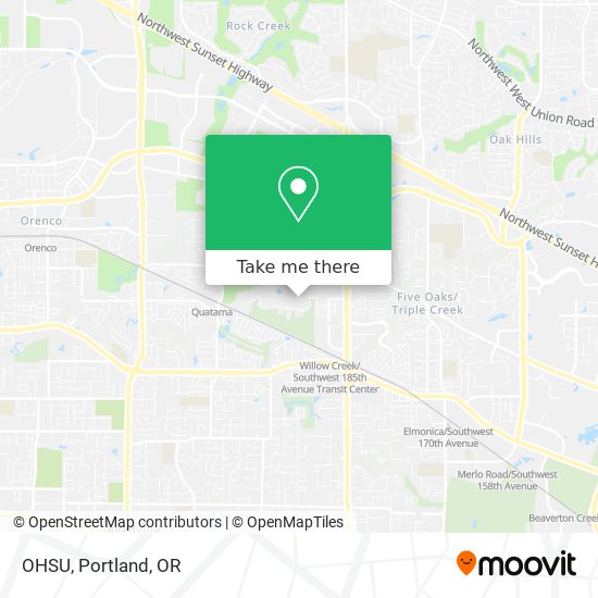 OHSU map