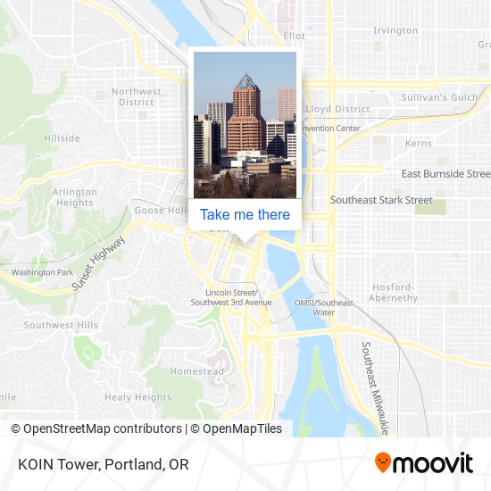 KOIN Tower map