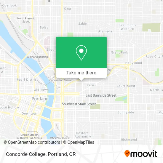 Mapa de Concorde College