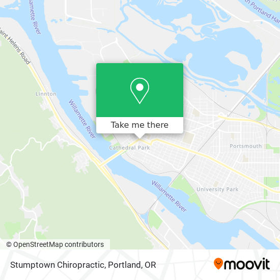 Stumptown Chiropractic map