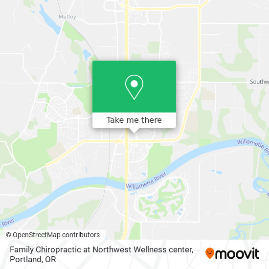 Family Chiropractic at Northwest Wellness center map