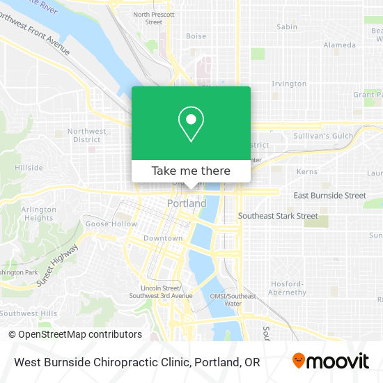 Mapa de West Burnside Chiropractic Clinic