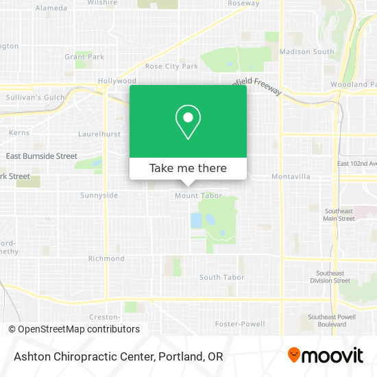 Mapa de Ashton Chiropractic Center