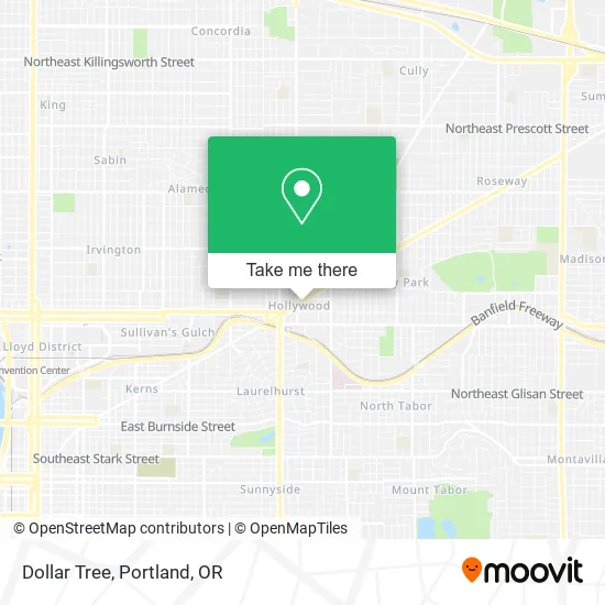Mapa de Dollar Tree