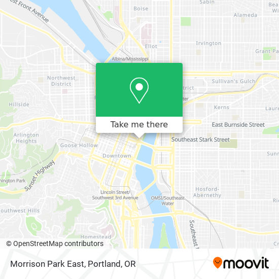 Mapa de Morrison Park East