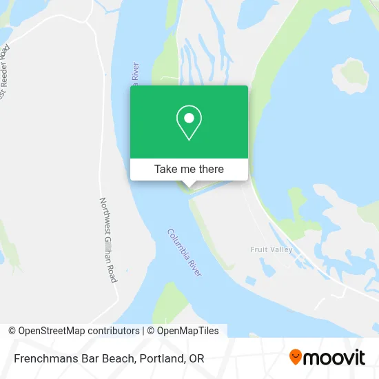 Frenchmans Bar Beach map