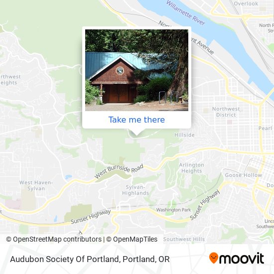 Mapa de Audubon Society Of Portland