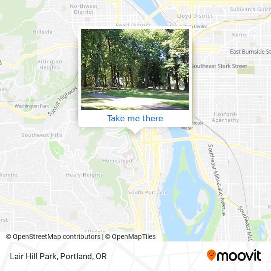 Lair Hill Park map