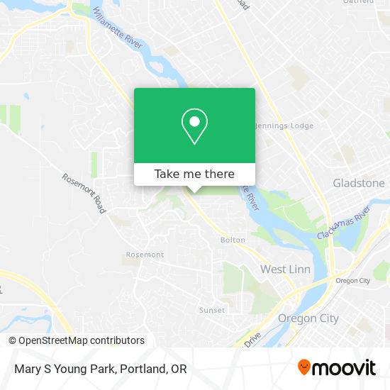 Mapa de Mary S Young Park