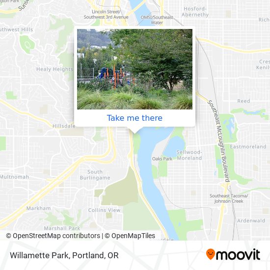 Mapa de Willamette Park