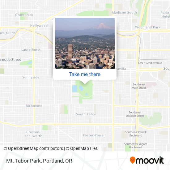 Mapa de Mt. Tabor Park
