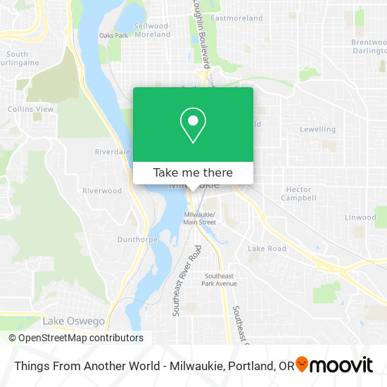 Mapa de Things From Another World - Milwaukie