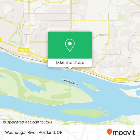 Washougal River map
