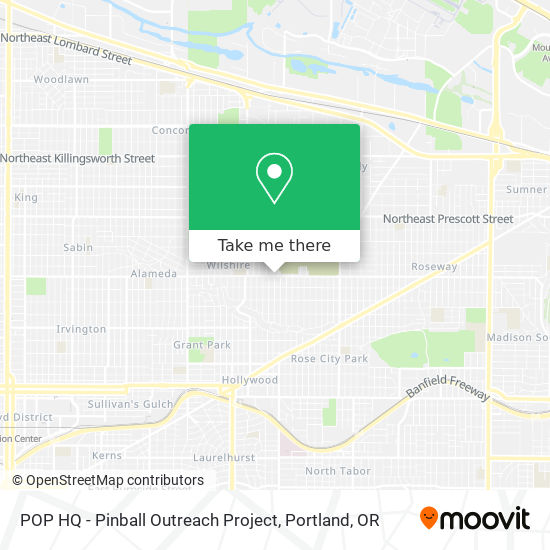 POP HQ - Pinball Outreach Project map