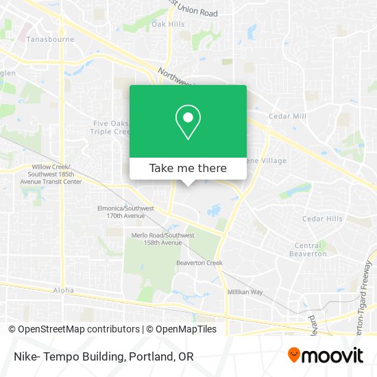 Nike- Tempo Building map