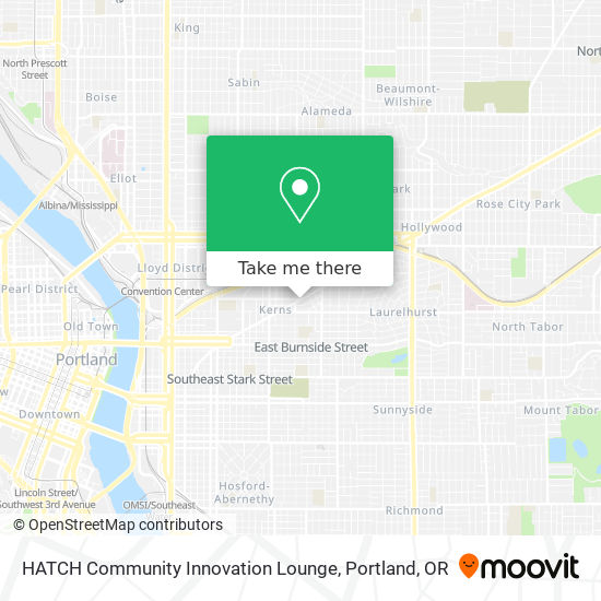 HATCH Community Innovation Lounge map