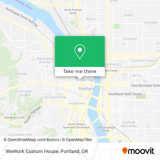 WeWork Custom House map