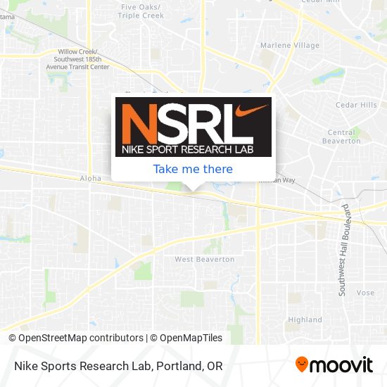 Mapa de Nike Sports Research Lab