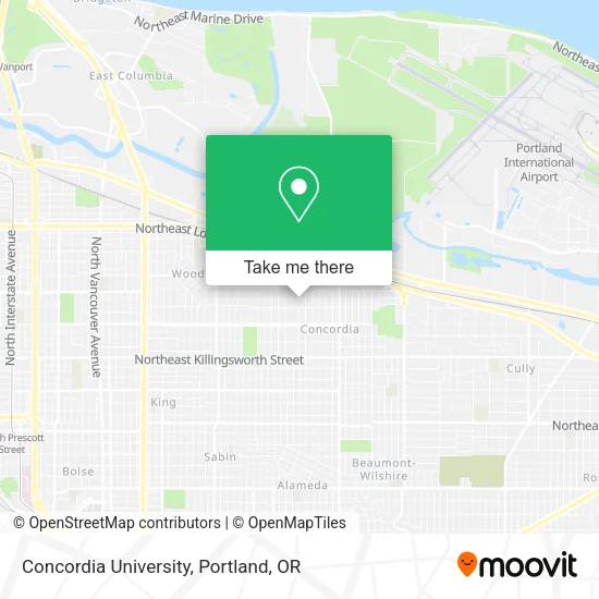 Concordia University map
