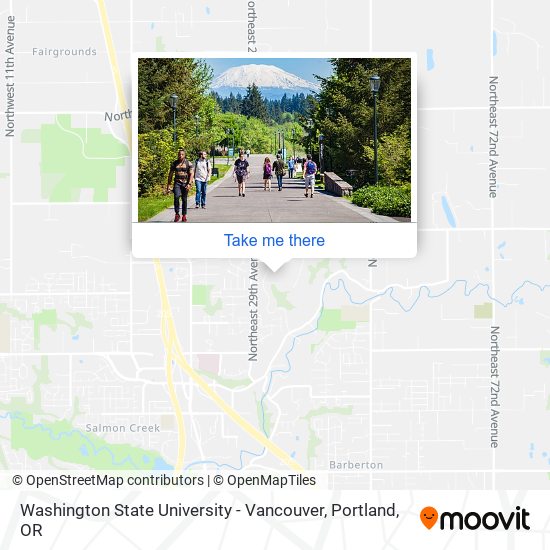 Washington State University - Vancouver map
