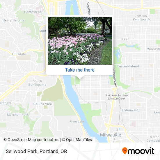 Sellwood Park map