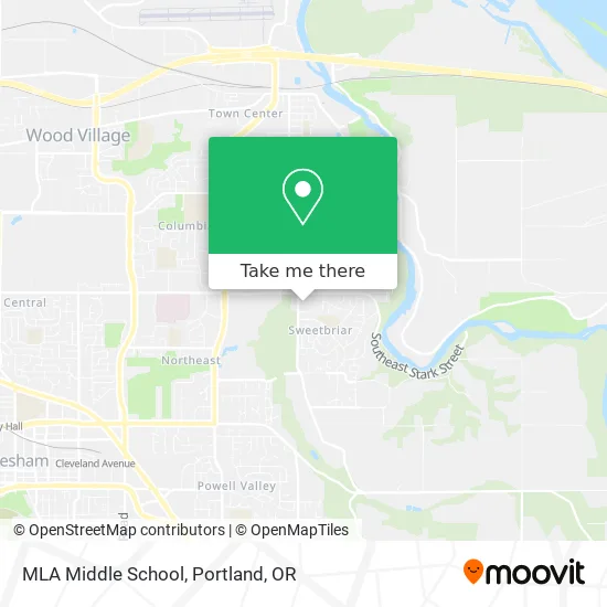 MLA Middle School map