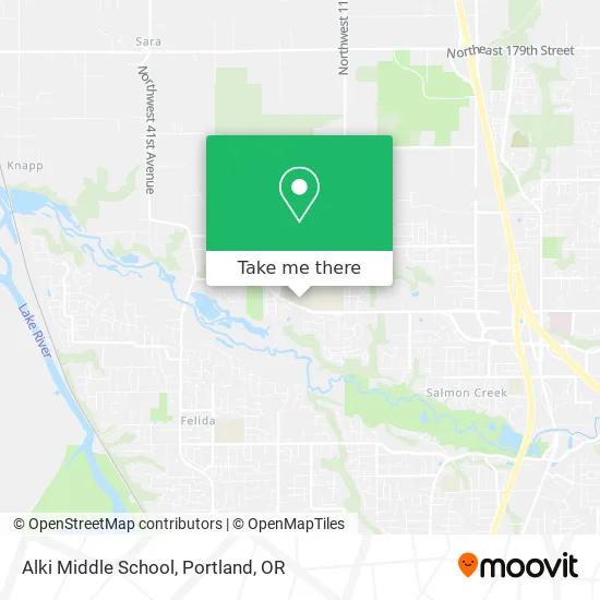 Alki Middle School map
