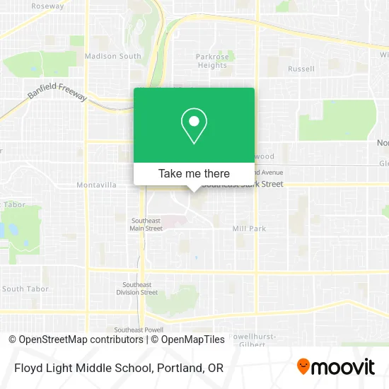 Floyd Light Middle School map