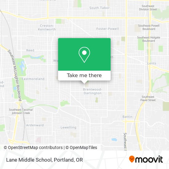 Mapa de Lane Middle School