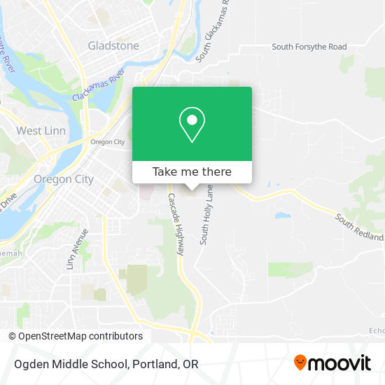 Mapa de Ogden Middle School