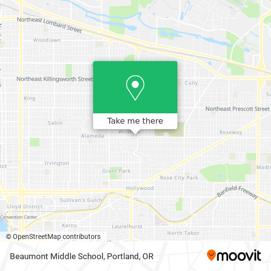 Mapa de Beaumont Middle School
