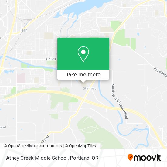 Athey Creek Middle School map