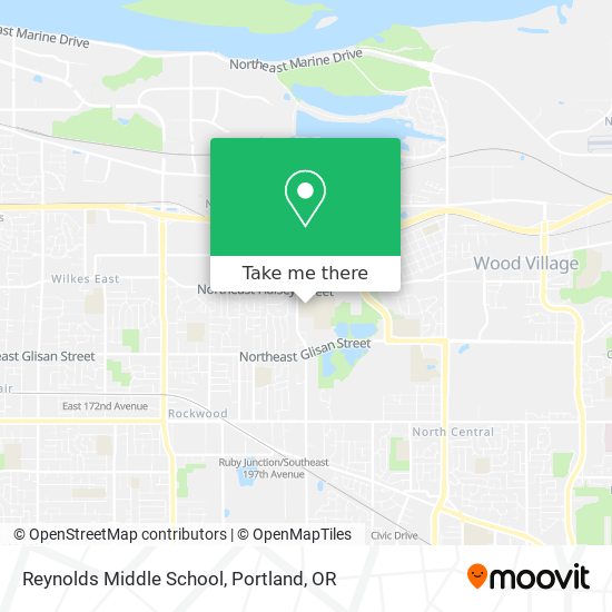 Mapa de Reynolds Middle School