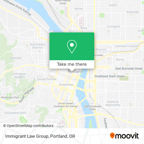 Mapa de Immigrant Law Group