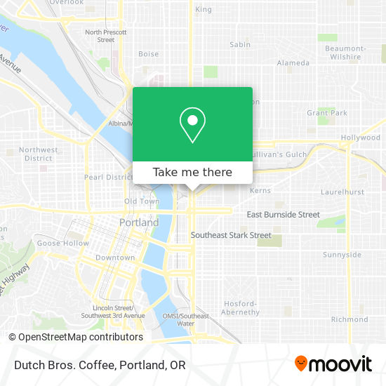 Mapa de Dutch Bros. Coffee