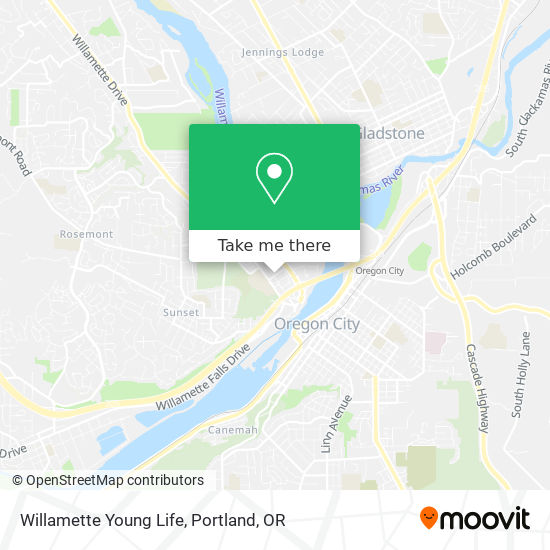 Willamette Young Life map