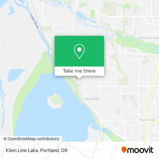 Mapa de Klein Line Lake