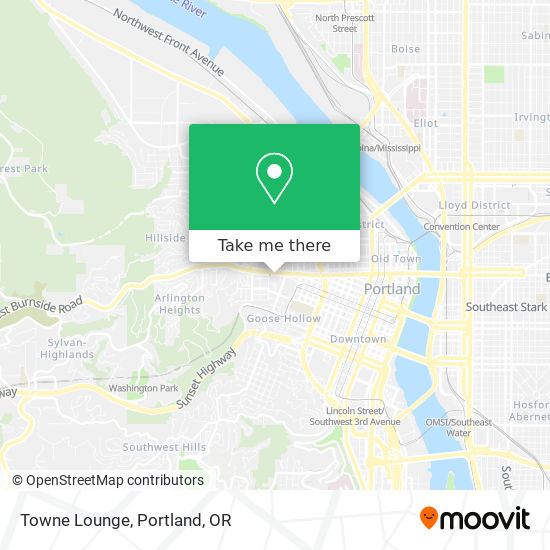 Mapa de Towne Lounge