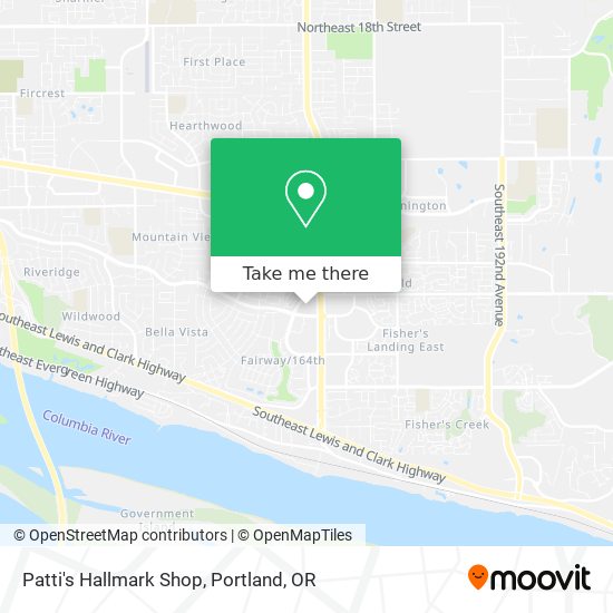 Mapa de Patti's Hallmark Shop