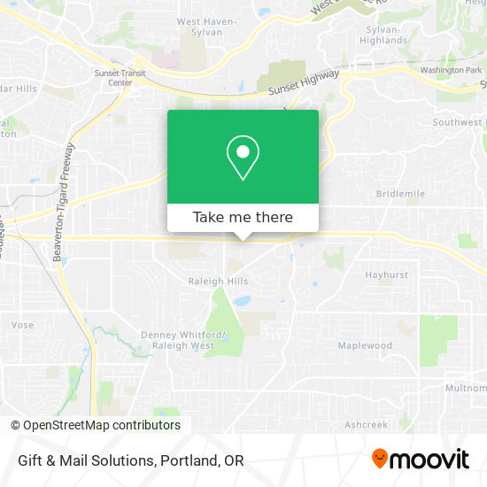 Mapa de Gift & Mail Solutions
